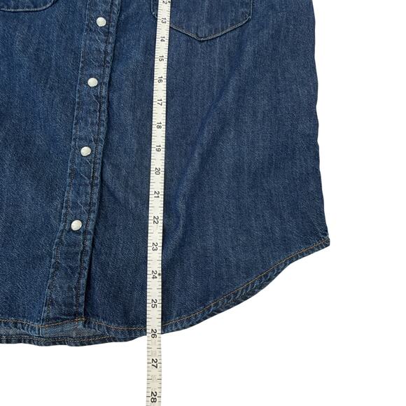 LEVI'S Iconic Western Shirt in Air Space 3 S - Picture 13 of 14